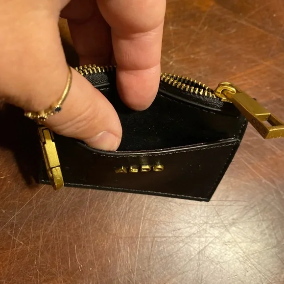 Aldo Black and Gold Card Holder - Picture 4 of 4